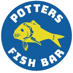 Potters Fish Bar logo.